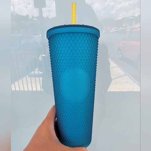 NWT Starbucks 2023 LATAM Release Soft Touch Studded Venti Tumbler Cup - Picture 1 of 4